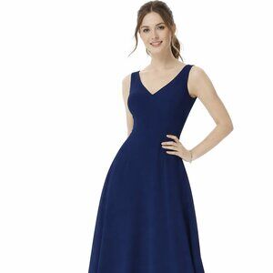 Morilee Bridesmaid Dress Style 13108 Navy Size 2